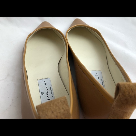 NWOB Rosemunde size 39 Brown VIBE Point Toe Flat - Picture 8 of 8